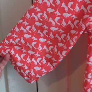 3/4 length sleeve cat dress